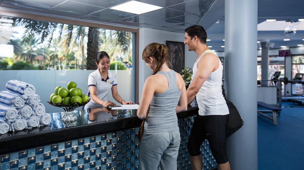 Danat Al Ain Resort Kültér fotó Reception at the Sports and Fitness Club